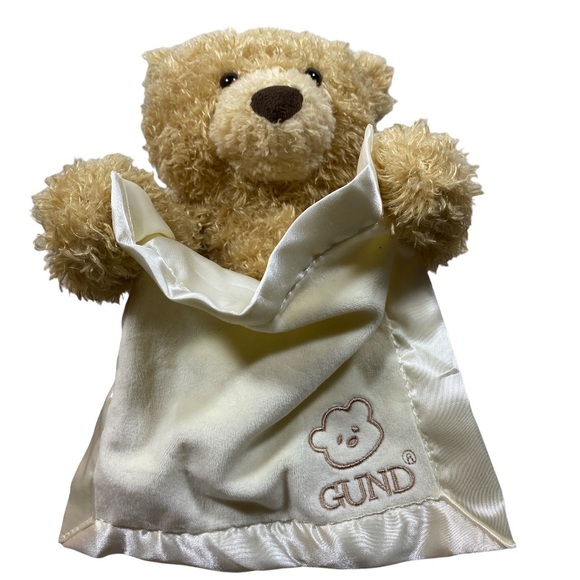 BABY GUND Peek-a-boo Plush Bear (Does not come with batteries) - Picture 3 of 16
